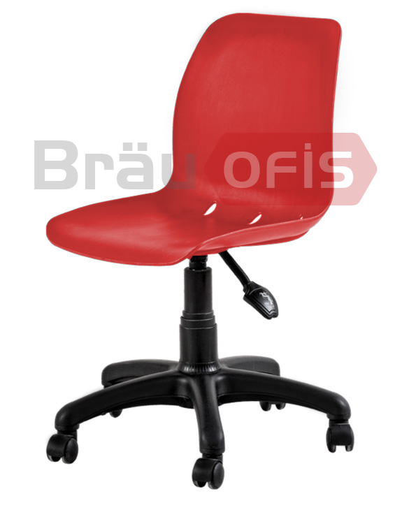 Sandalye (Amortisörlü, Tekerlekli, Monoblok Oturaklı)